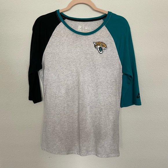 Nike Tops - ❌SOLD❌NIKE Jacksonville Jaguars Women's 3/4 Sleeve Tee Top